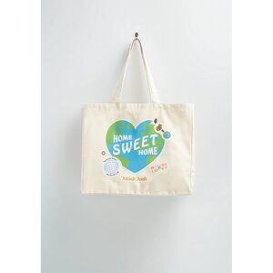 MODCLOTH Mother Earth Home Sweet Home Reusable Large Shopping Tote Bag NEW NIP